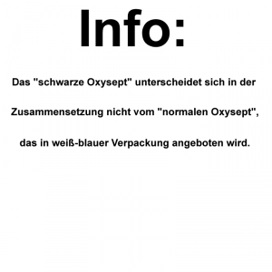 Oxysept Comfort Black Edition 6x300ml (fr 180 Anwendungen)